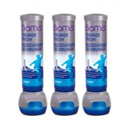Zestaw 3 dezodorantów do obuwia Trainer Fresh BAMA
